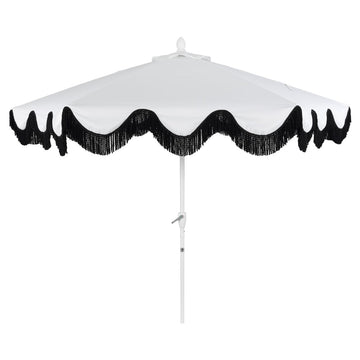 Collins 9 ft. Classic Cottage Tassel Market Patio Umbrella